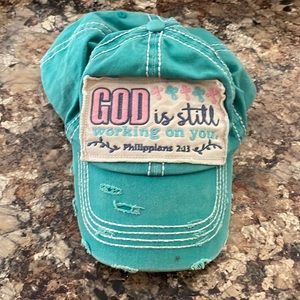 Distressed hat